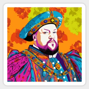 Henry VIII Pop Art 1 Sticker